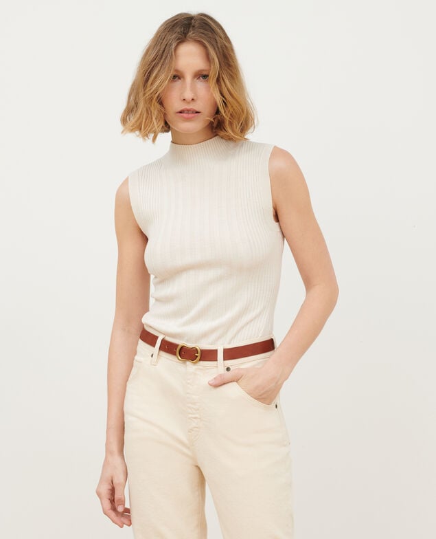 Jersey sin mangas de lana merino A013 ow jetstream