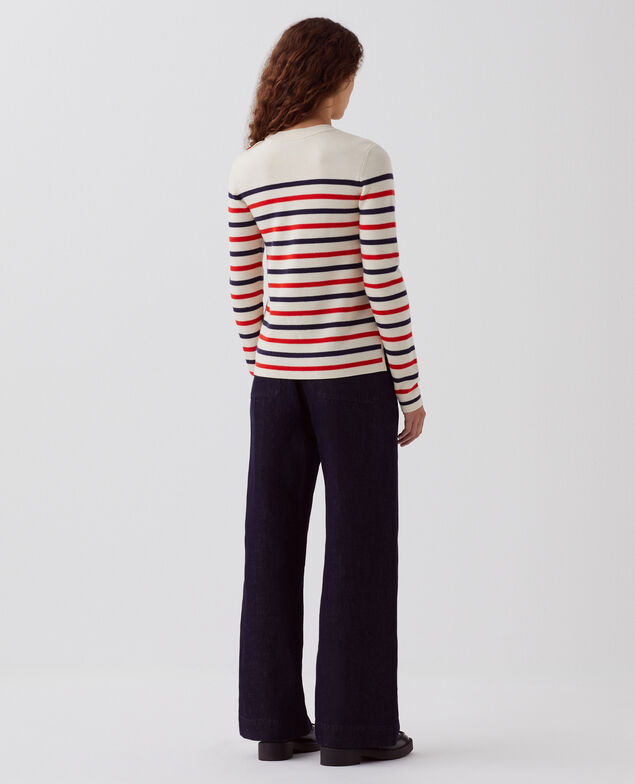 MADDY - Jersey marinero de lana merina H004 st_tricolore