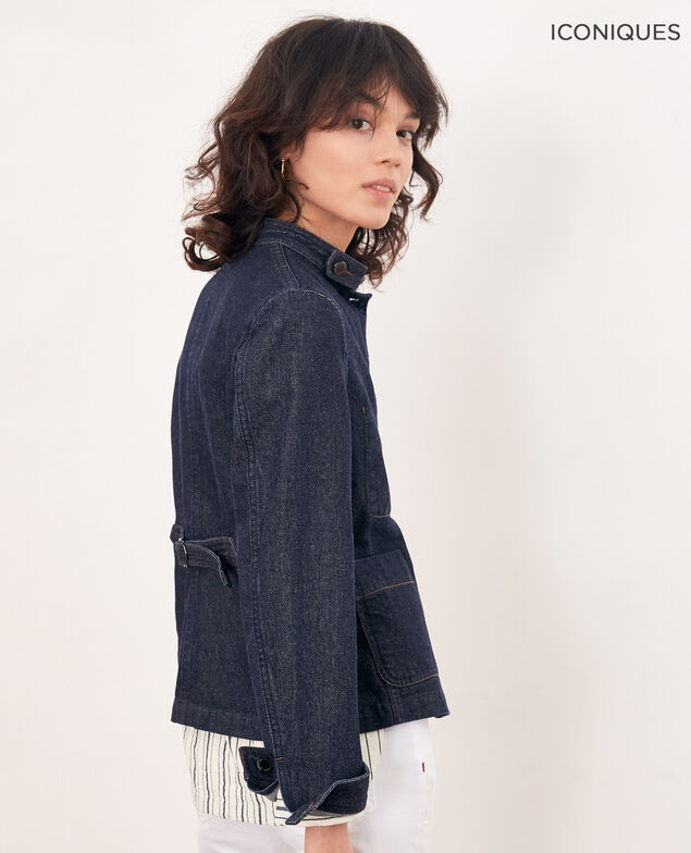 Chaqueta vaquera con cuello estilo militar Indigo