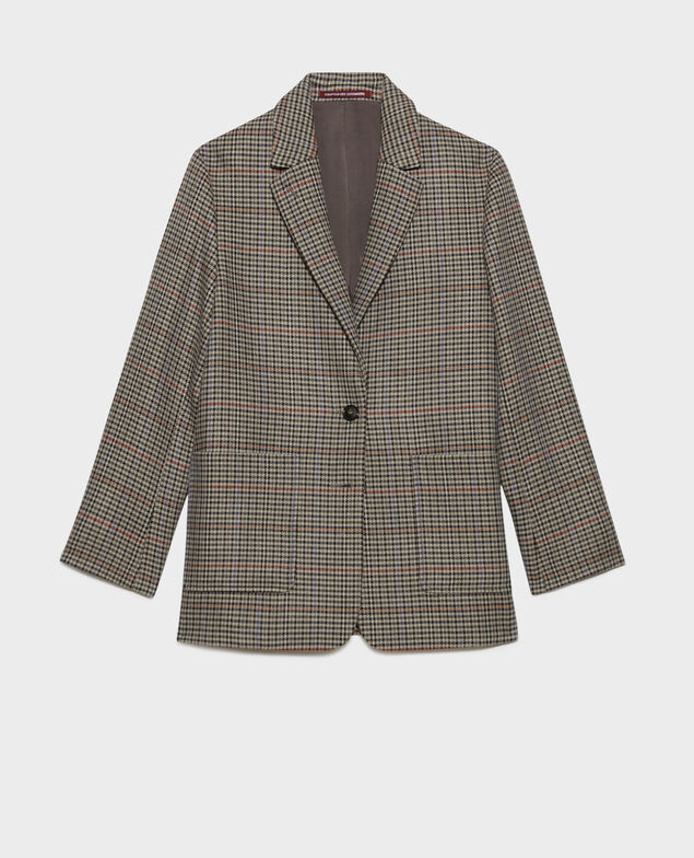Chaqueta masculina de cuadros 8864 03 gray check