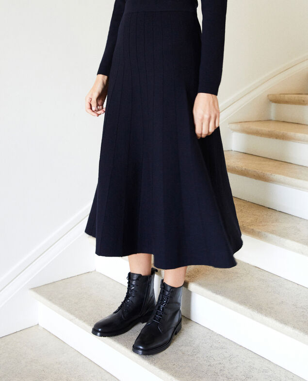 Falda evasé Dark navy