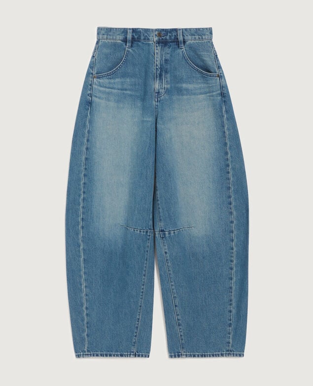 Jeans barrel - CHARLIE K670 mid dark vintage