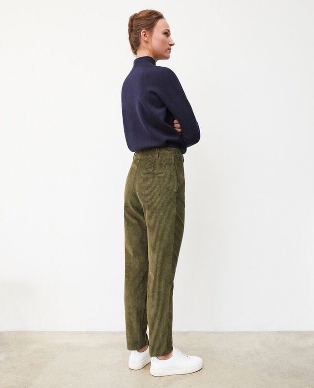 Pantalón de pana gruesa Olive night