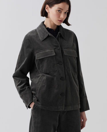 Chaqueta de pana U070 GRAY Chaqueta de pana U070 gray