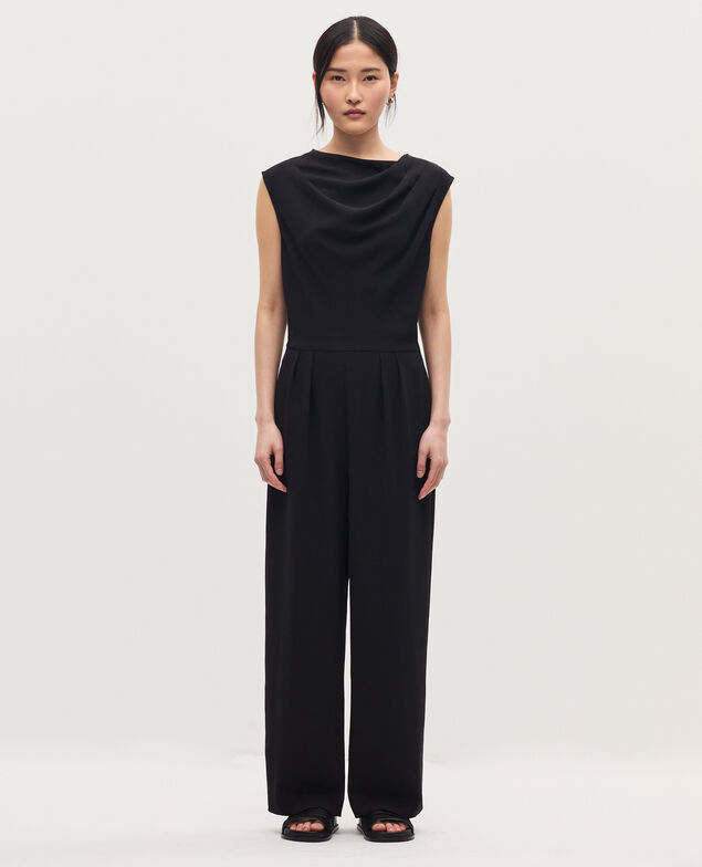 Mono de crepé satinado H091 black beauty