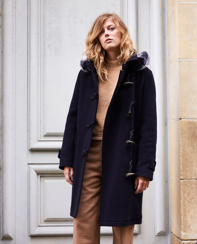 Abrigo estilo trenca Dark navy