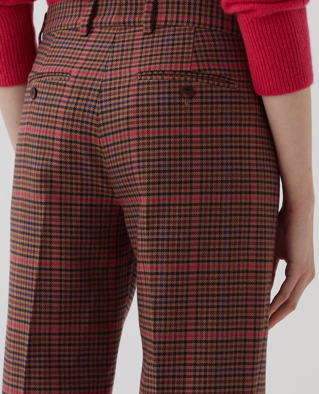 COLETTE - Pantalón recto I121 check pink