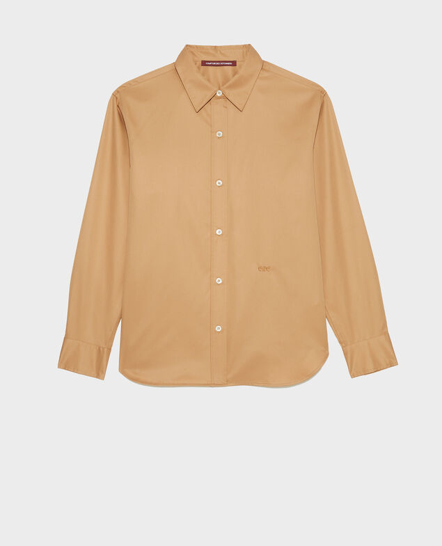 Camisa de hombre de algodón Supima Latte