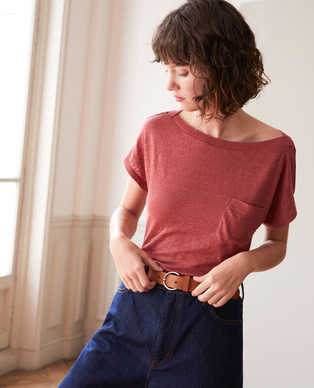 Camiseta con bolsillo Cowhide