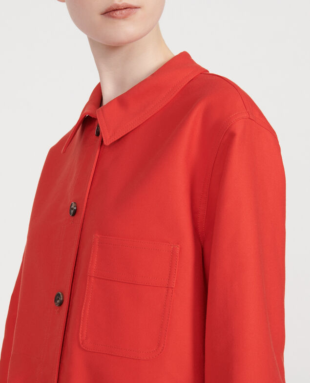 Chaqueta de algodón Fiery red