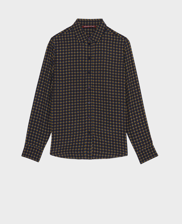 Camisa estampada Cravate green