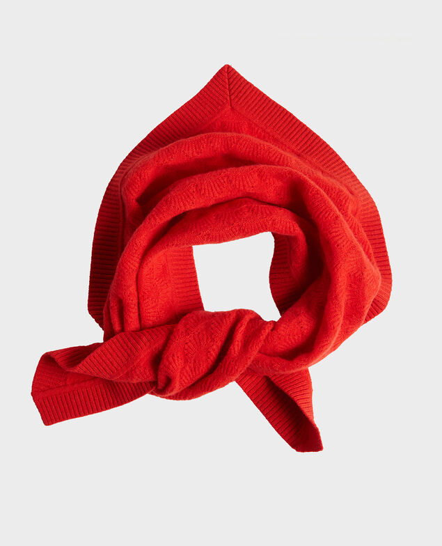 Pañuelo 100 % Cachemir  Fiery red