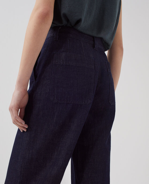 BLANDINE - Pantalón recto H680 rinse