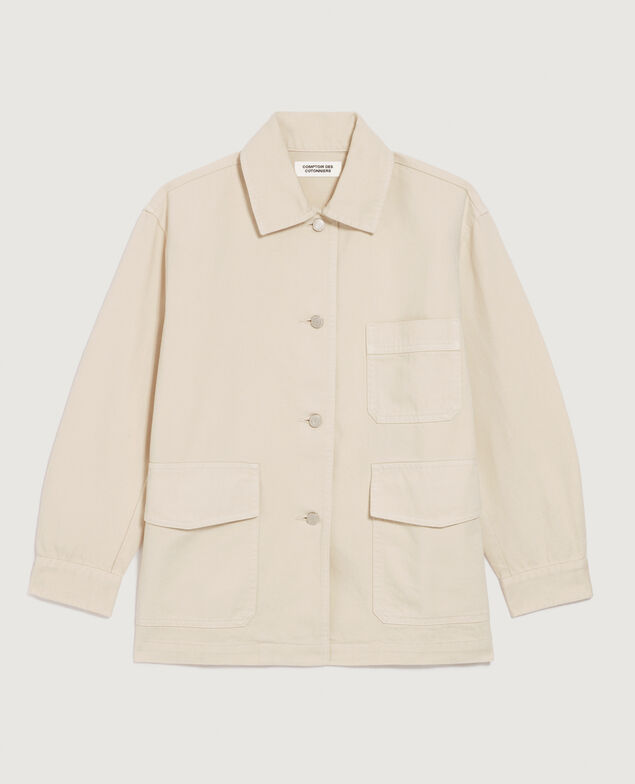 Chaqueta workwear de algodón H305 ecru