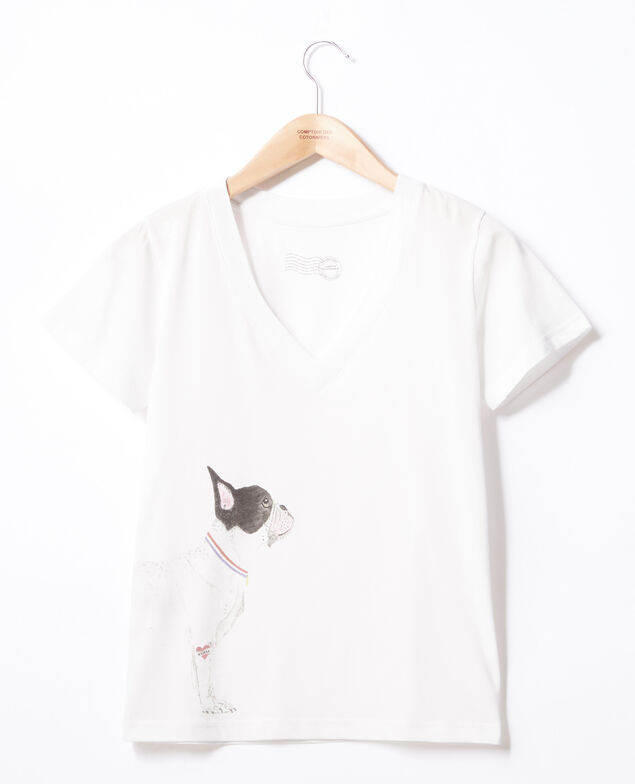 Camiseta Léon Off white