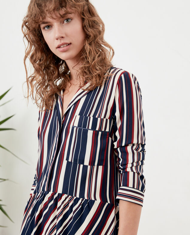 Vestido de rayas Stripes marine/devil
