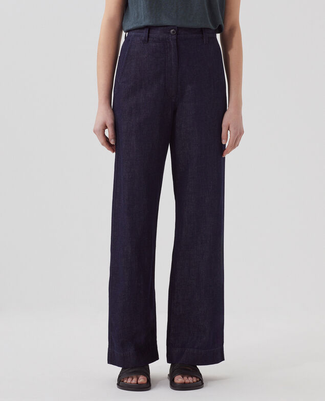 BLANDINE - Pantalón recto H680 rinse