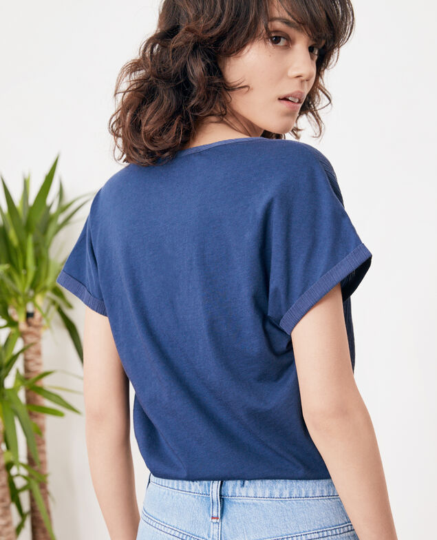 Camiseta de doble tejido Indigo