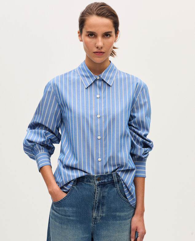 Camisa rayada K632 stripes blue