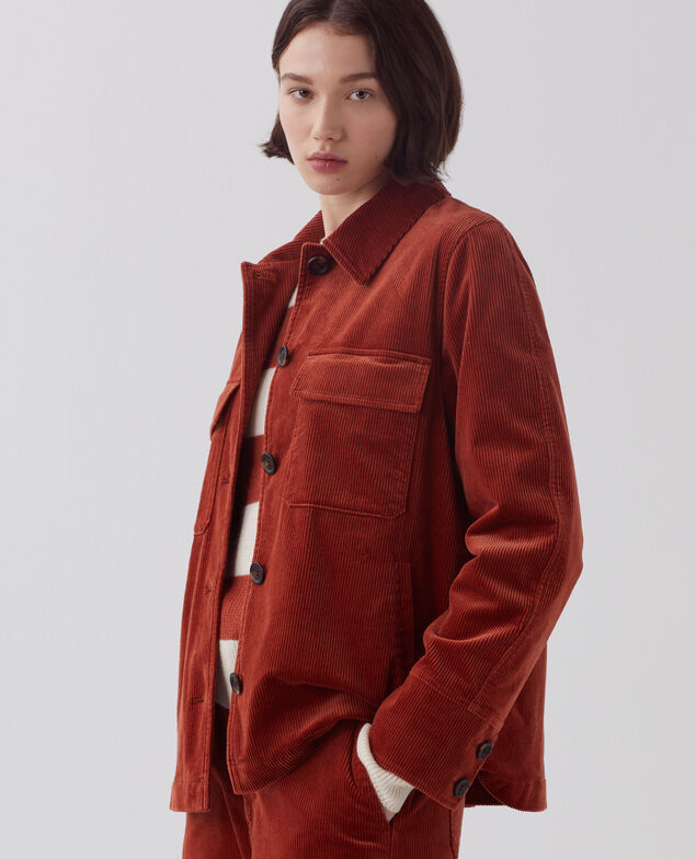 Chaqueta de pana U270 orange