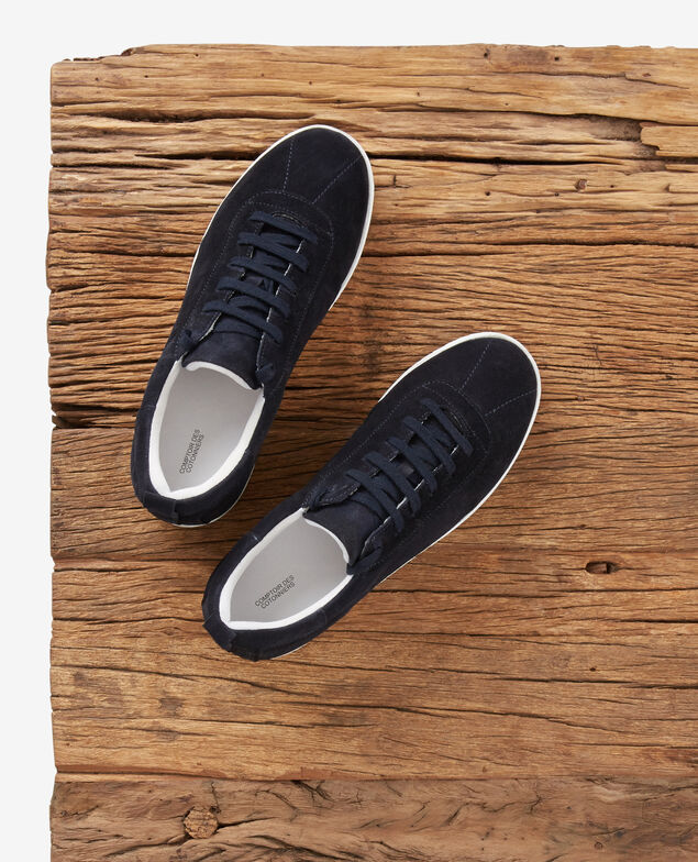 Sneakers de cuero Navy