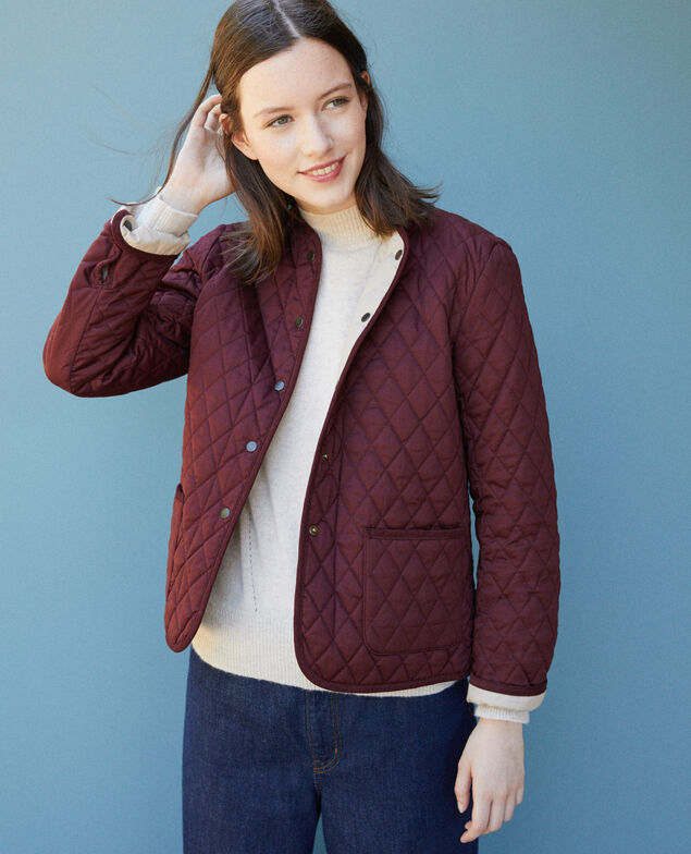 Chaqueta corta reversible Decadente chocolate