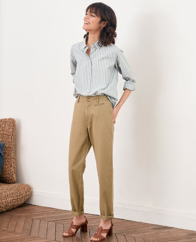 Camisa oversize rayada Sage stripes