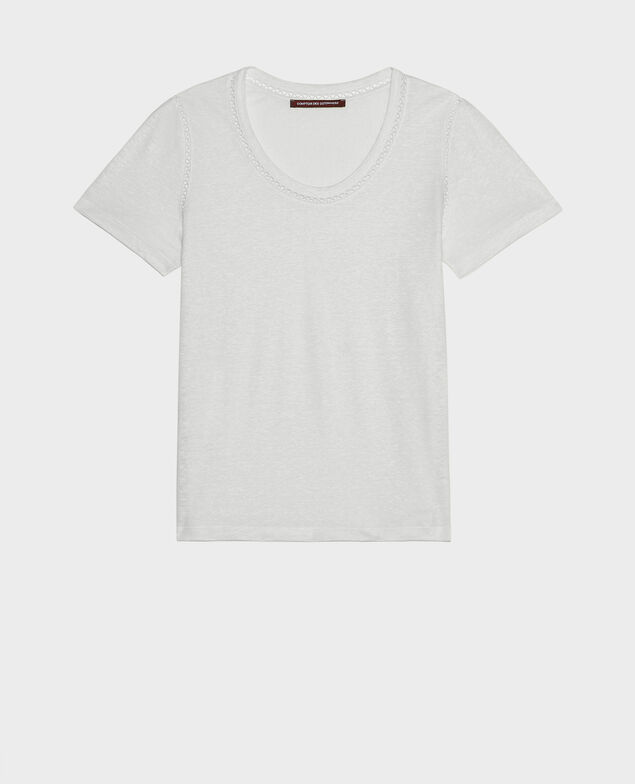 Camiseta de lino Gardenia