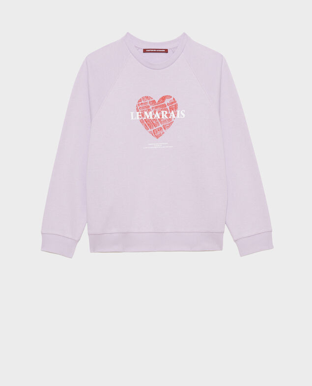 Sudadera de felpa Pastel lilac