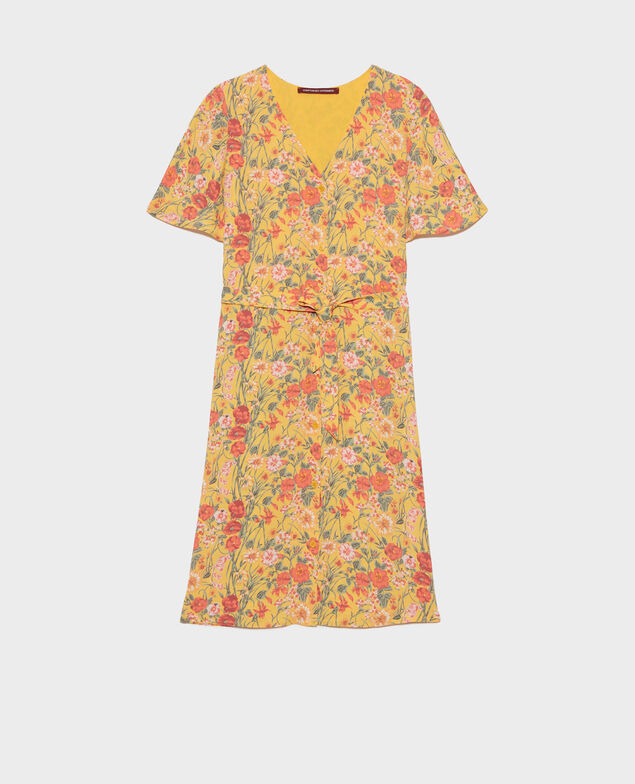 Vestido corto estampado Ete gold small