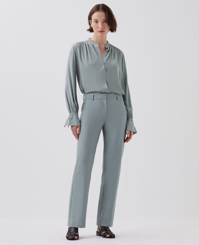 COLETTE - Pantalón recto ajustado J620 slate blue