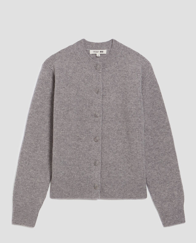 Cárdigan de lana U060 gray