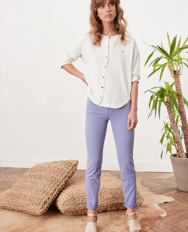 Jeans cigarette Dark iris