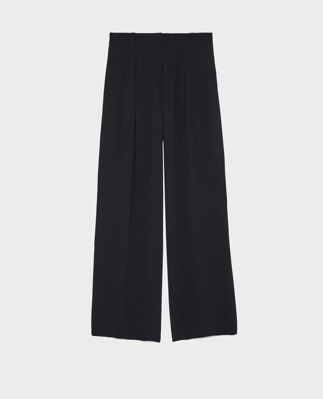  Pantalón ancho talle alto Black beauty
