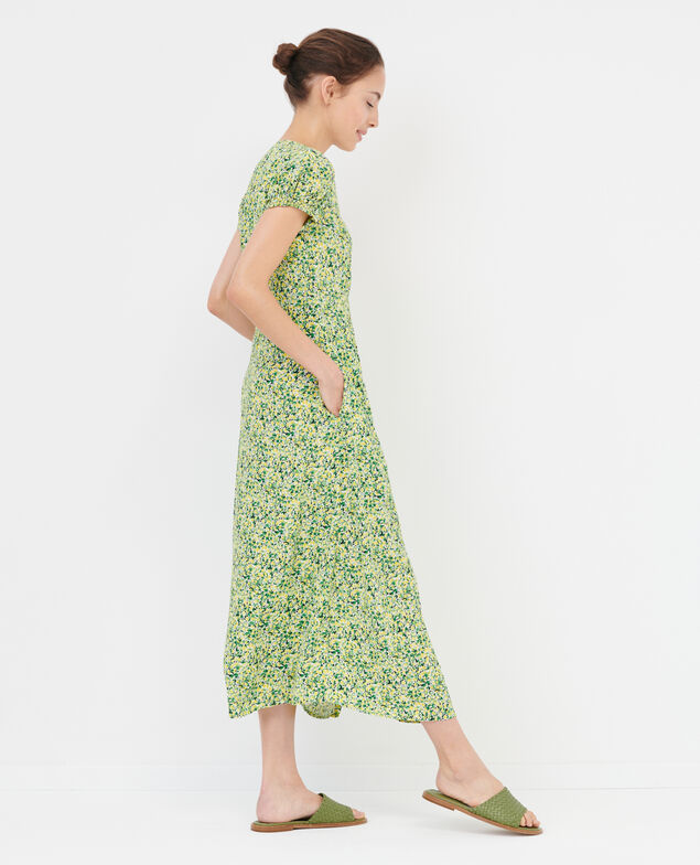 LUDIVINE - Vestido largo fluido 116 print yellow