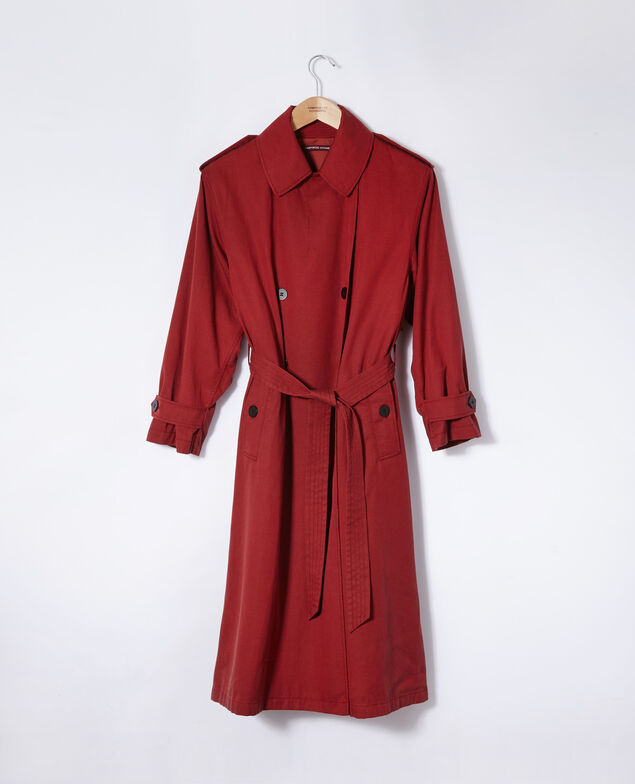 Trench de longitud media  Rojo