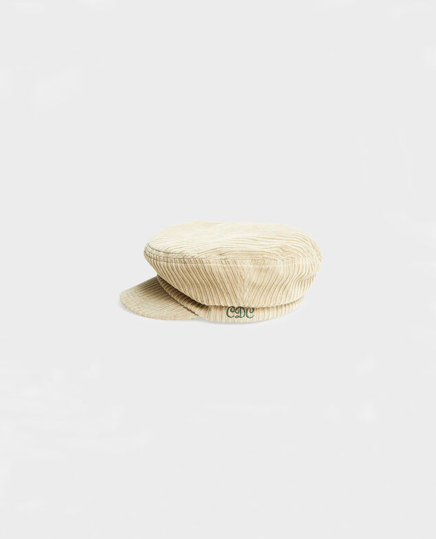 Gorra de pana Light taupe