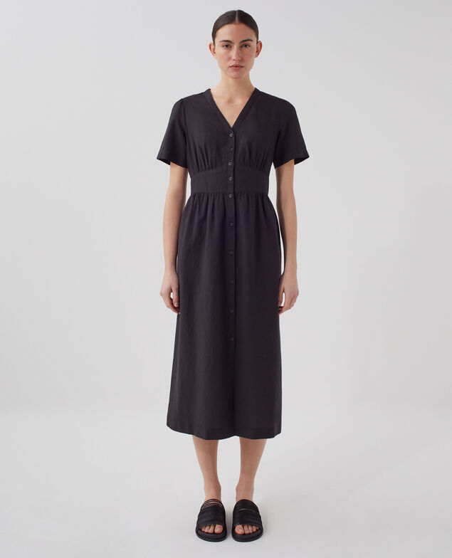 Vestido midi U090 black
