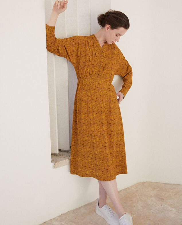 Vestido estampado Ld golden spice