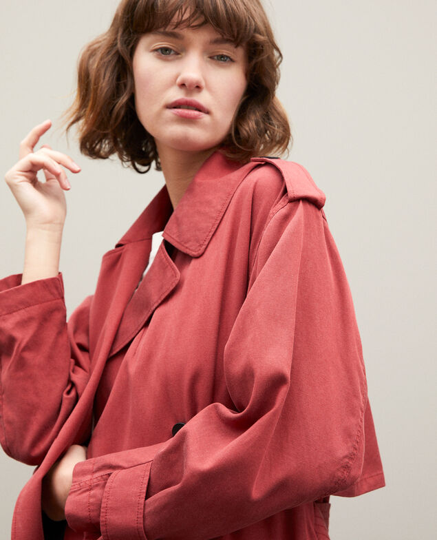 Trench de longitud media  Rojo