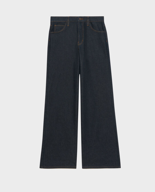 FLARE - Jeans de campana y talle alto 4252 denim rinse