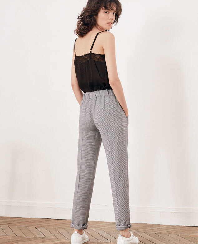 Pantalón de jacquard pata de gallo Pied de poule