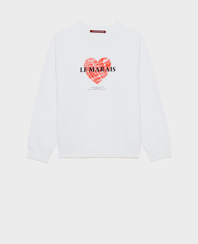 Sudadera de felpa Brilliant white