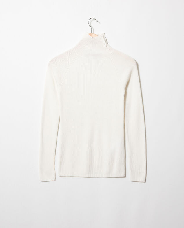 Jersey con botones en el cuello Off white