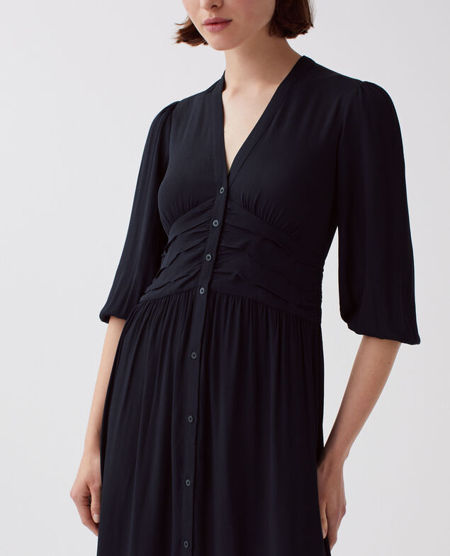 Vestido largo fluido H695 night sky