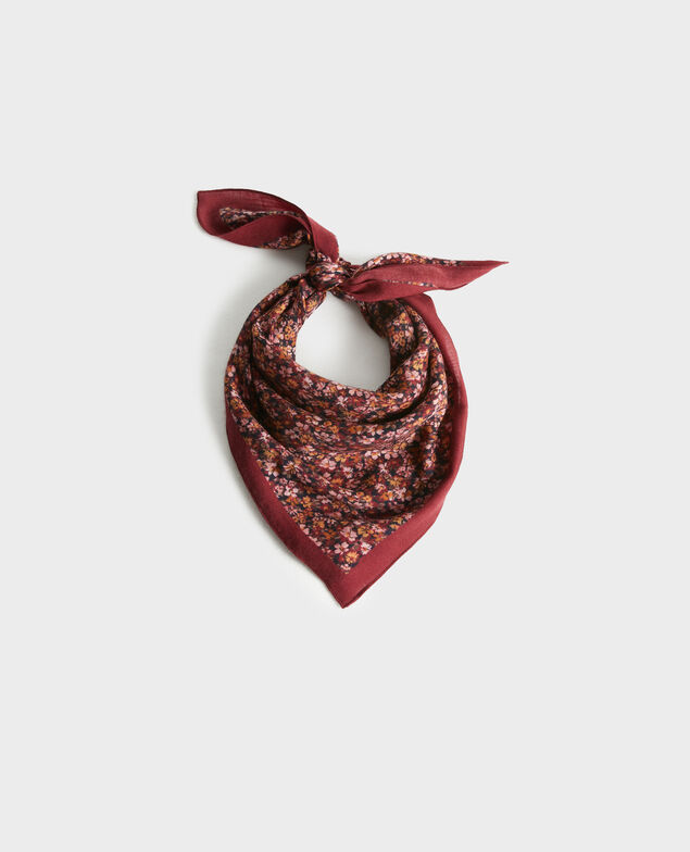 Pañuelo de lana estampado Cabernet