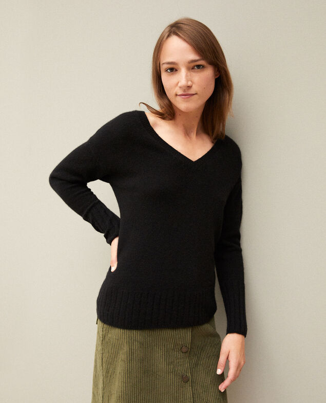 Jersey de cachemir Noir