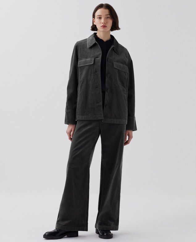 Chaqueta de pana U070 gray