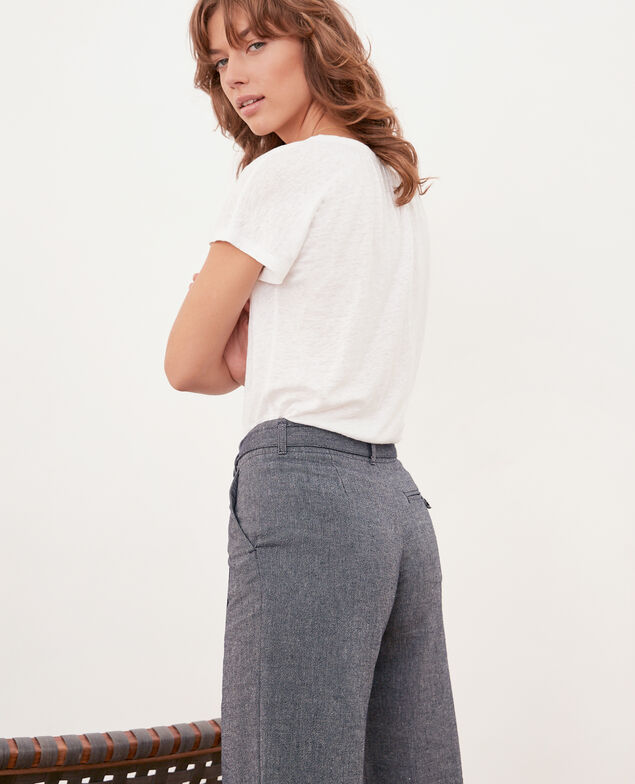 Pantalón corte carrot  Indigo