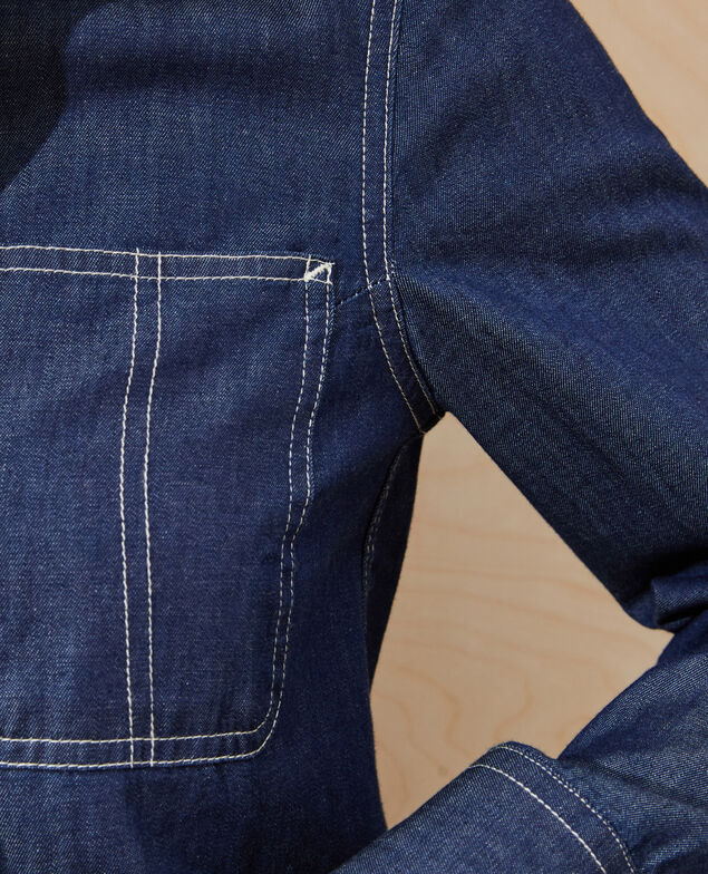 Camisa vaquera con bolsillos Denim brut